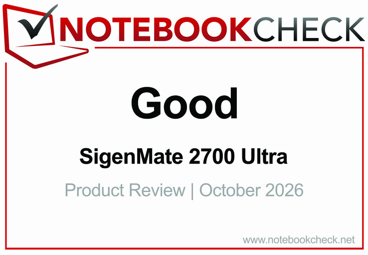SigenMate 2700 Ultra Award