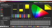 CalMAN Warm – DCI-P3 color accuracy