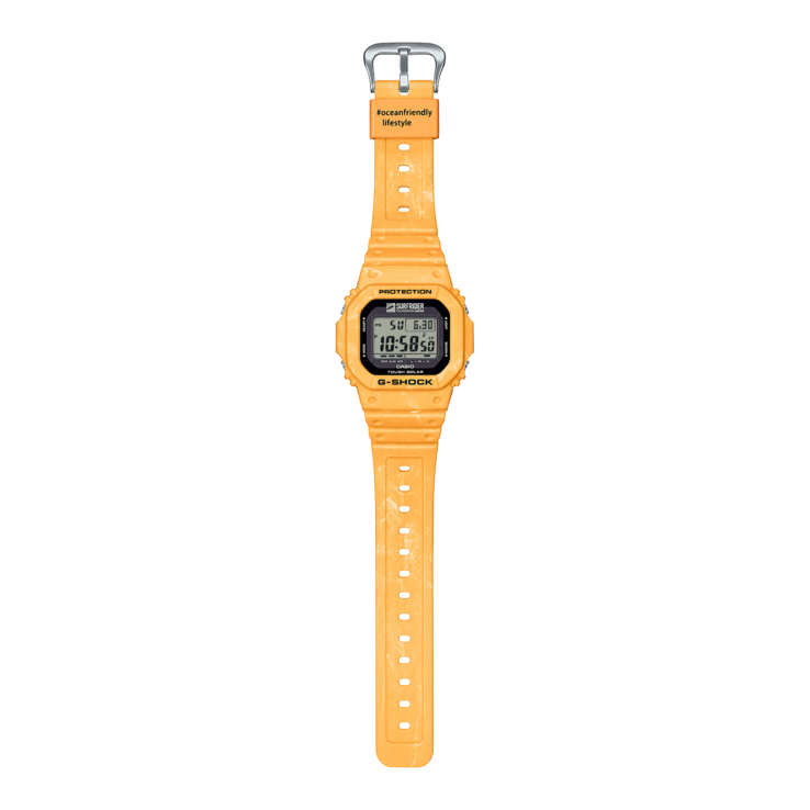 The Casio G-Shock x Surfrider Foundation Japan G-5600SFJ-9 watch. (Image source: Casio)