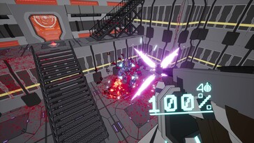 Pictured: A gameplay screenshot from Cyberfrags '69.