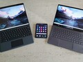 Microsoft Surface Pro X is fitted with the SQ1, the Galaxy Fold with the Snapdragon 855 and the Galaxy Book S with the Snapdragon 8cx. (Source: Notebookcheck)