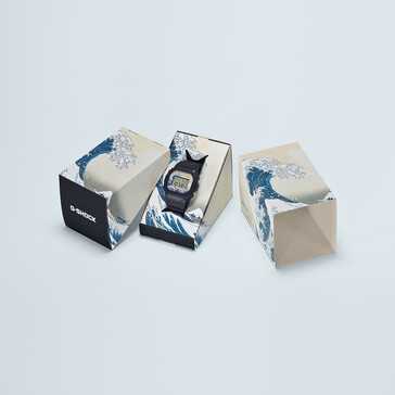 The packaging for the Casio DW-5600KHK24-1JR...