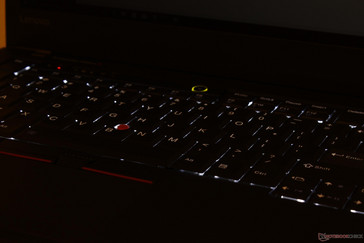 Two levels of keyboard backlight brightness
