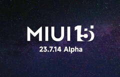 تیزر MIUI 15 23.7.14 Alpha (منبع: MIUI)