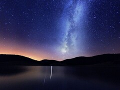 The Milky Way seen from Lake Pises in the Cévennes National Park. (Image source: GUILLAUME BONNEFONT / MAXPPP)