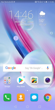 Honor 9 Lite: Google Android 8.0 with EMUI 8.0