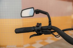 Rearview mirror.