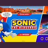 Promotional artwork for the Sonic voice assistant in Waze (image source: Waze)