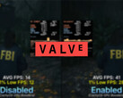 The new VRAM optimization is available for CatchyOS, an Arch Linux distro. Pictured: an edited screenshot from the video with Valve's logo on top.