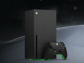 The Xbox Series X Galaxy Black 2TB disc edition pictured