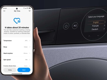 The appliance can also be controlled via an app
