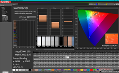 ColorChecker before calibration