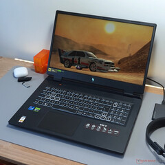 The Acer Nitro 17 features expandable dual-channel RAM and two M.2 slots for storage.