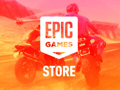 The Epic Games Store&#039;s new giveaways are worth $44.98, Epic Games logo pictured. (Image source: Epic Games Store)
