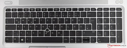 Keyboard of the HP EliteBook 755 G4