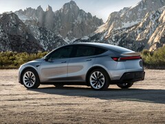 The 2026 Model Y in Quicksilver. (Image source: Tesla)