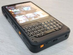 The piBrick is a mobile device based on a Raspberry Pi