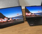 Lenovo ThinkVision M16 connected to the ThinkPad X13 Gen 7 AMD