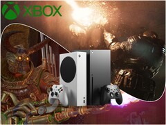 Upcoming Xbox exclusives Gears of War: E-Day and Colckwork Revolution with Xbox Series consoles and logo.