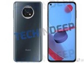 A new Redmi Note 9 5G render. (Source: Weibo)