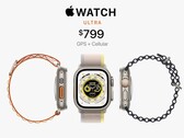 Garmin indirectly claims that its Enduro 2 smartwatch has superior battery life in comparison to the Apple Watch Ultra (Image: Apple)