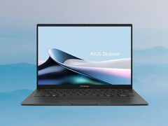 The Asus Zenbook 14 OLED UX3405CA weighs just 1.28 kg (2.82 lbs.). (Image source: Asus/Best Buy, Unsplash, edited)
