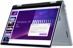 Dell's Plus 14 convertible is available in the Ice Blue colorway at Best Buy (Image source: Dell)