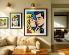 Fraimic is designed to integrated seamlessly with art prints. (Image source: Fraimic)