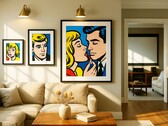 Fraimic is designed to integrated seamlessly with art prints. (Image source: Fraimic)