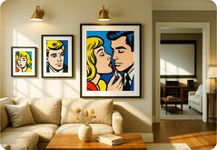 Fraimic is designed to integrated seamlessly with art prints. (Image source: Fraimic)