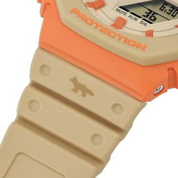 Mini fox motif featured at the base of the band. (Image source: Casio US)