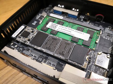 Primary M.2 2280 SATA III slot. The model does not ship with NVMe SSDs