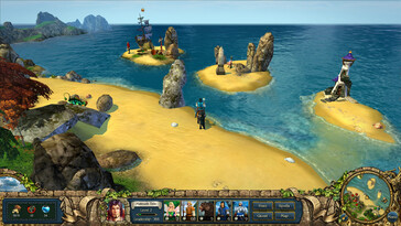 Pictured: A gameplay screenshot from King's Bounty: The Legend.