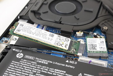 Primary M.2 PCIe4 x4 2280 NVMe SSD with aluminum shielding removed