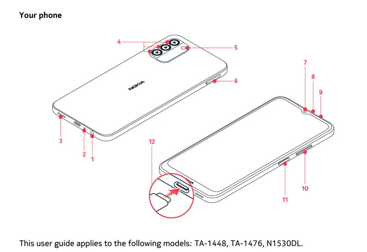 The Nokia G100...