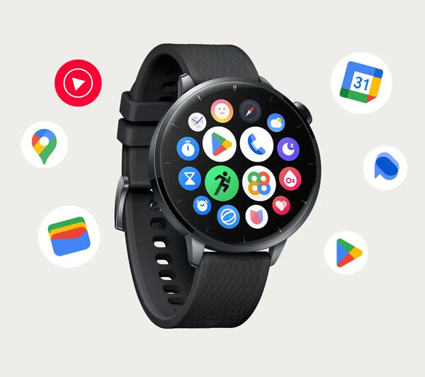 The OnePlus Watch 3 43mm runs WearOS out of the box.