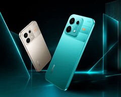 The Realme P4s will be available in either gray or turquoise.