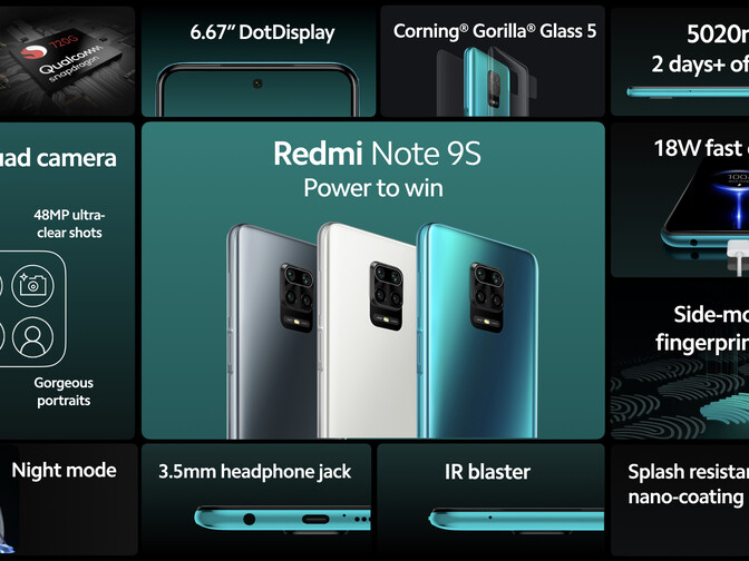 Xiaomi launches the Redmi Note 9S: a 9 Pro for more of the world