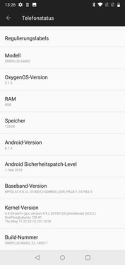 Software OnePlus 6