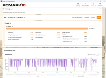 PCMark 10 battery operation