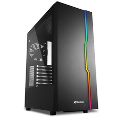 Sharkoon RGB Slider compact ATX case with RGB lighting (Source: Sharkoon)