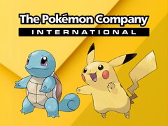 The Pokémon Company logo seen above creatures (Image source: The Pokémon Company with edits)