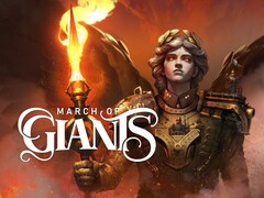Key art for March of Giants, the steampunk-inspired war MOBA that Ubisoft has acquired from Amazon Games Montreal. (Image source: Ubisoft)