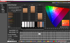 ColorChecker before calibration