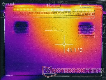 Blade Stealth surface temperatures when gaming