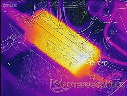 AC adapter after running high loads for over an hour