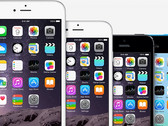 iPhone 6 Plus, iPhone 6, iPhone 5S, iPhone 5c smartphones by Apple