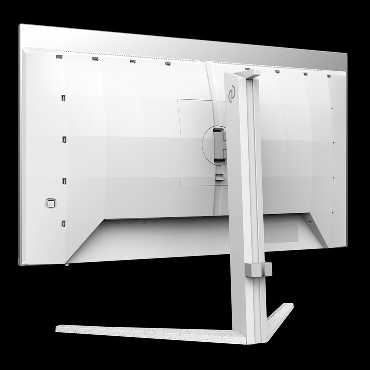 The Philips Evnia 27M2N6501L also features 3-sided Ambiglow lights on its rear. (Image source: Philips)