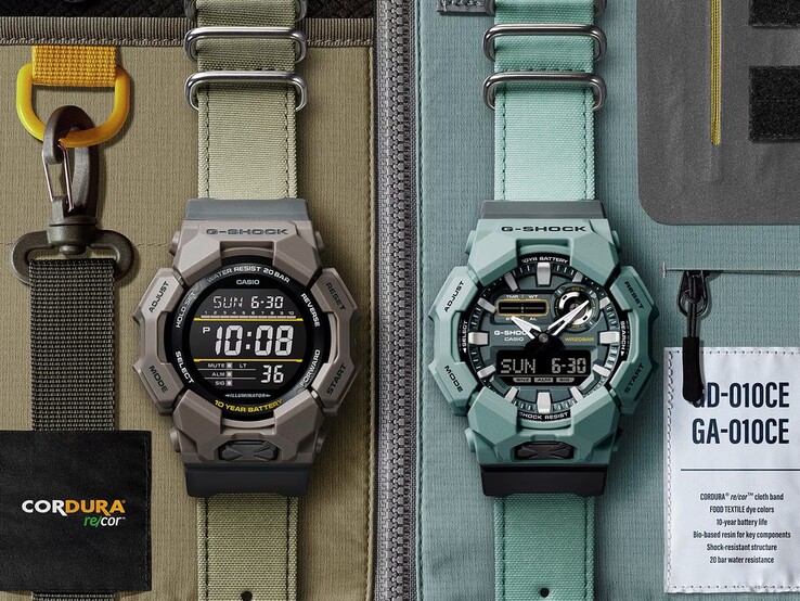 Pictured here: GD-010CE-5 (on the left) and GA010CE-2A (on the right). Image source: Casio