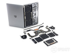 iFixit&#039;s teardown shows that repairs will be very difficult. (Source: iFixit)